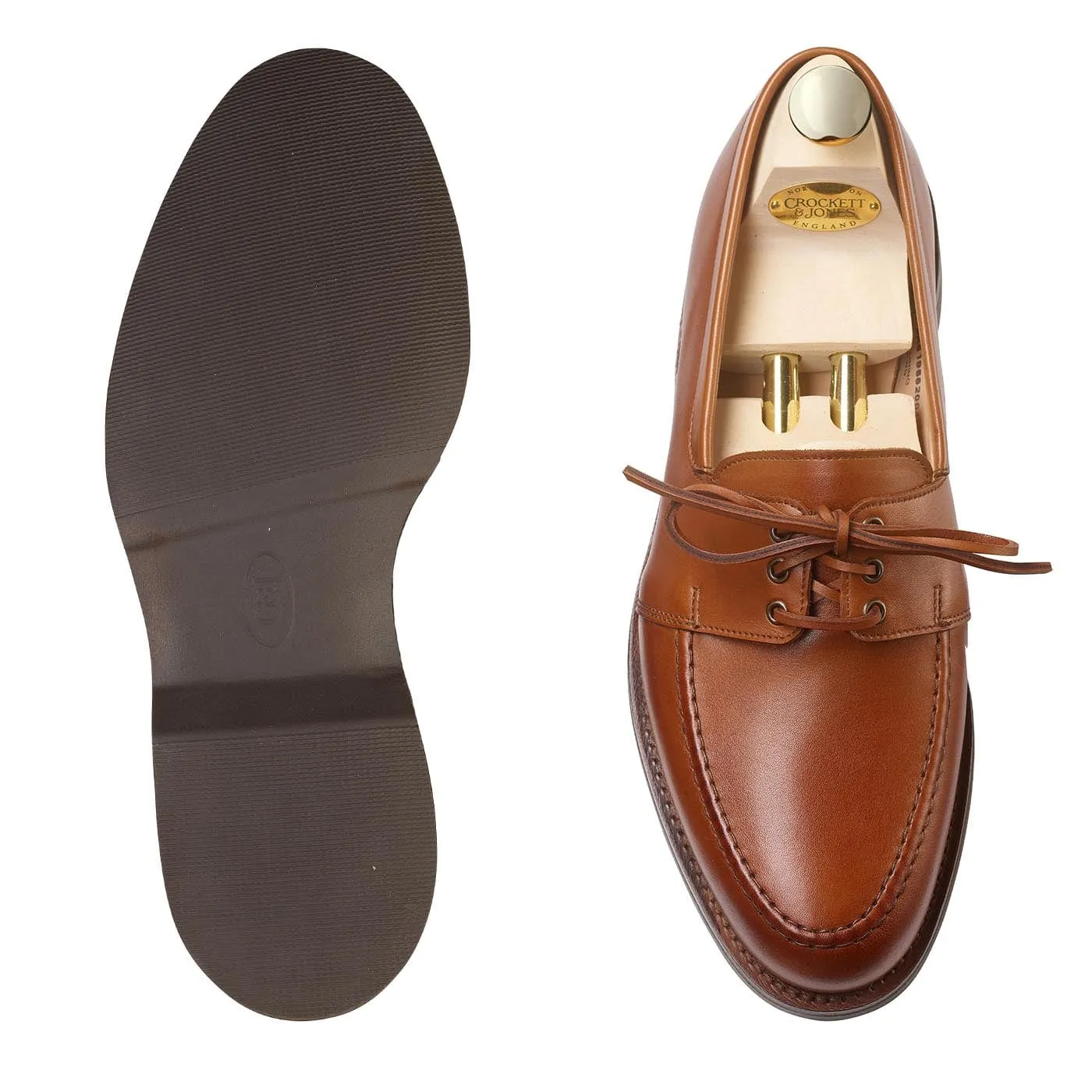 Falmouth Tan Wax Calf sold by Crockett & Jones product image thumbnail 2