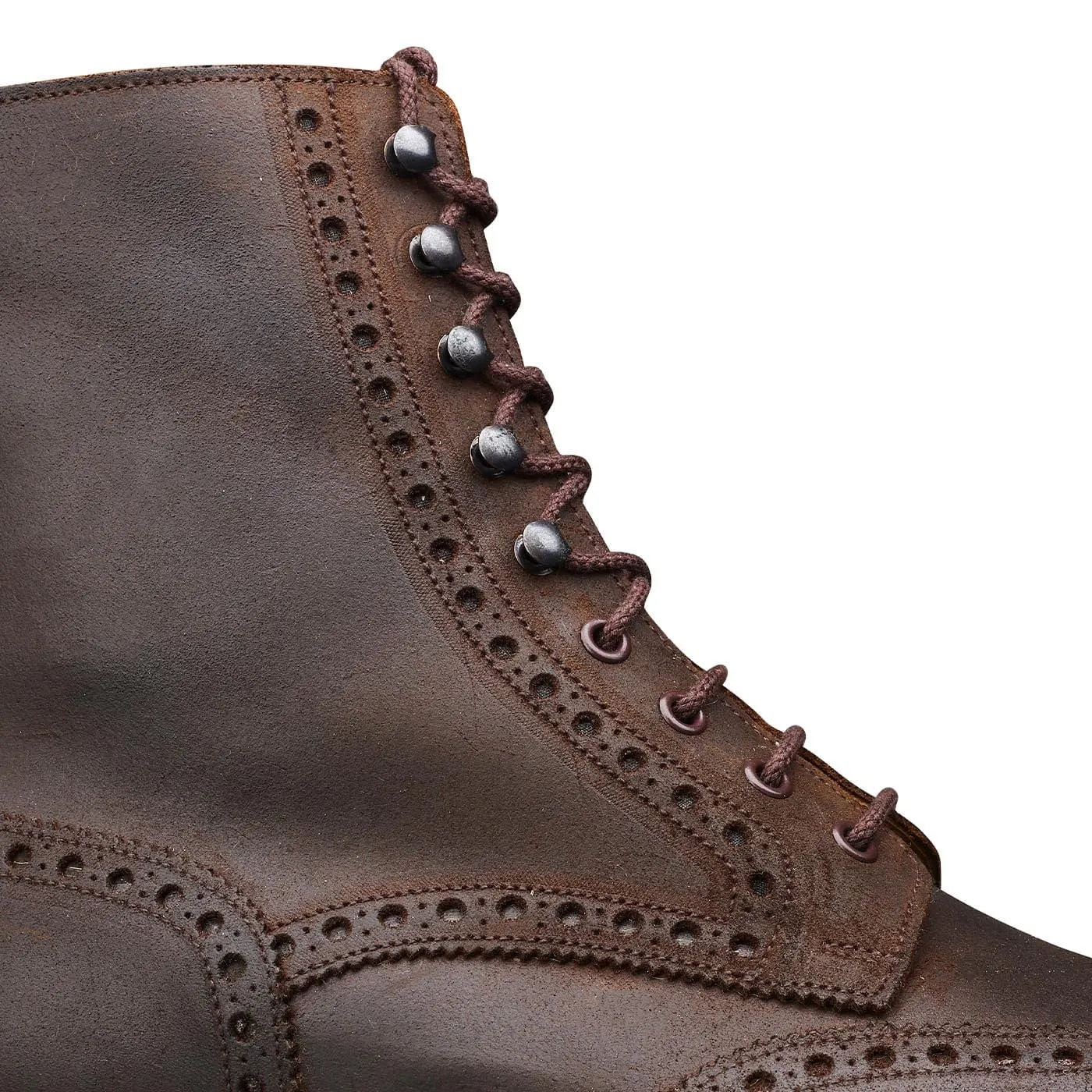 Islay Dark Brown Rough-Out Suede sold by Crockett & Jones product image thumbnail 5