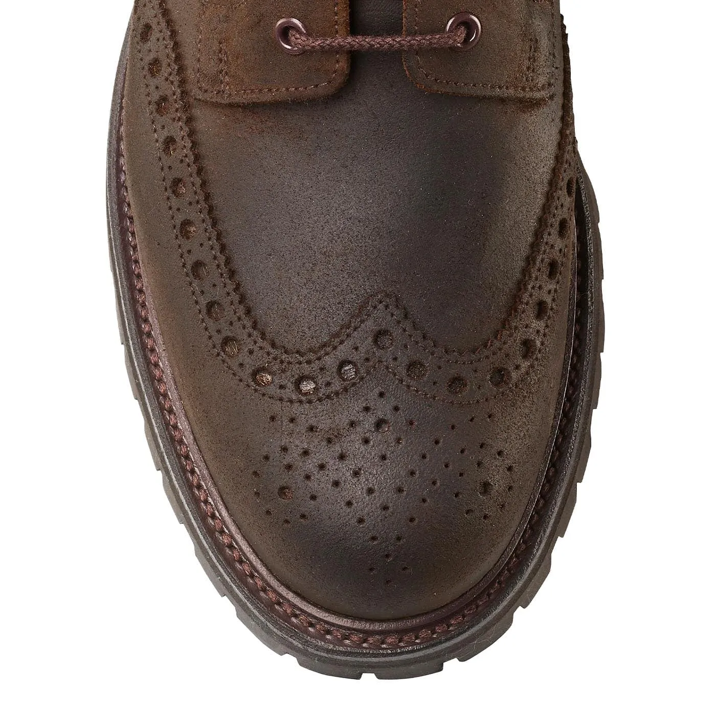 Islay Dark Brown Rough-Out Suede sold by Crockett & Jones product image thumbnail 4