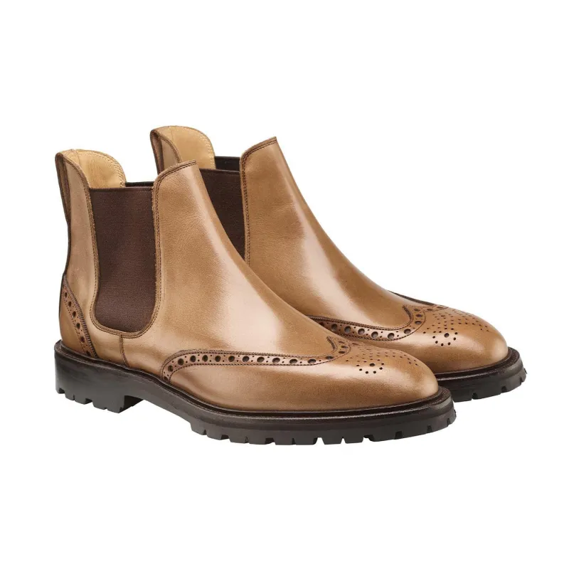 Harris Sand Hurricane Hide made by Crockett & Jones