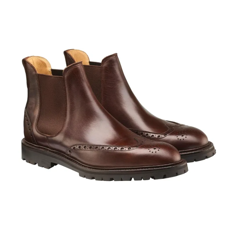 Harris Coffee Hurricane Hide sold by Crockett & Jones