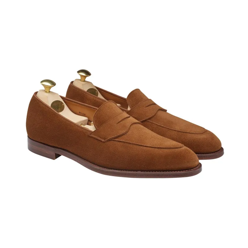 Nice Tobacco Calf Suede sold by Crockett & Jones