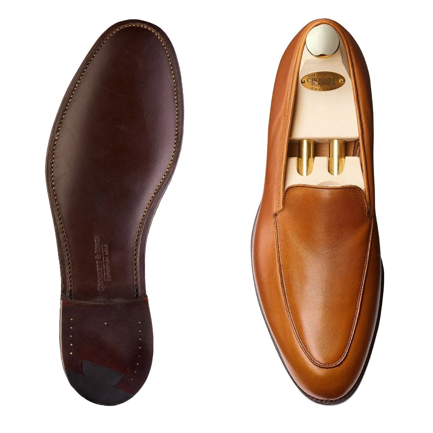 Cannes Tan Milled Calf sold by Crockett & Jones product image thumbnail 2