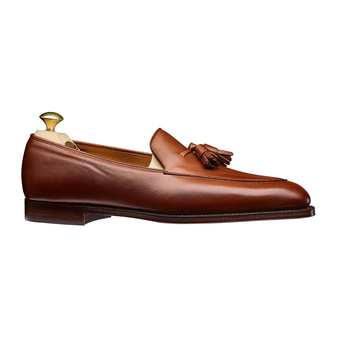 Antibes Chestnut Milled Calf sold by Crockett & Jones product image thumbnail 3