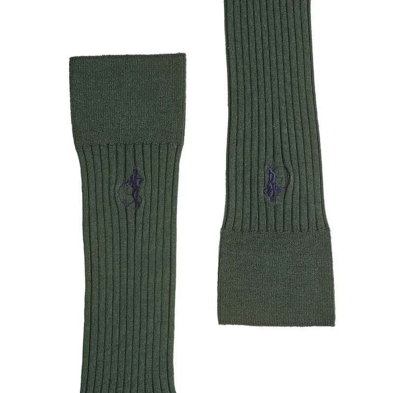 Simply Sartorial Socks - British Racing Green sold by Crockett & Jones