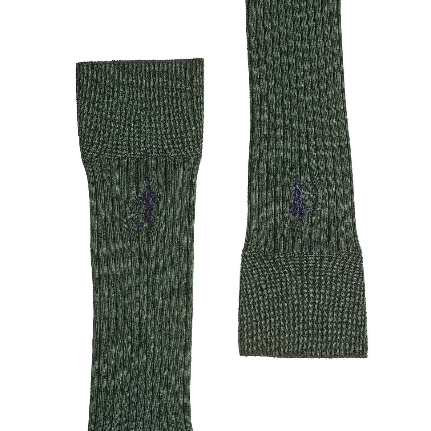 Simply Sartorial Socks - British Racing Green sold by Crockett & Jones