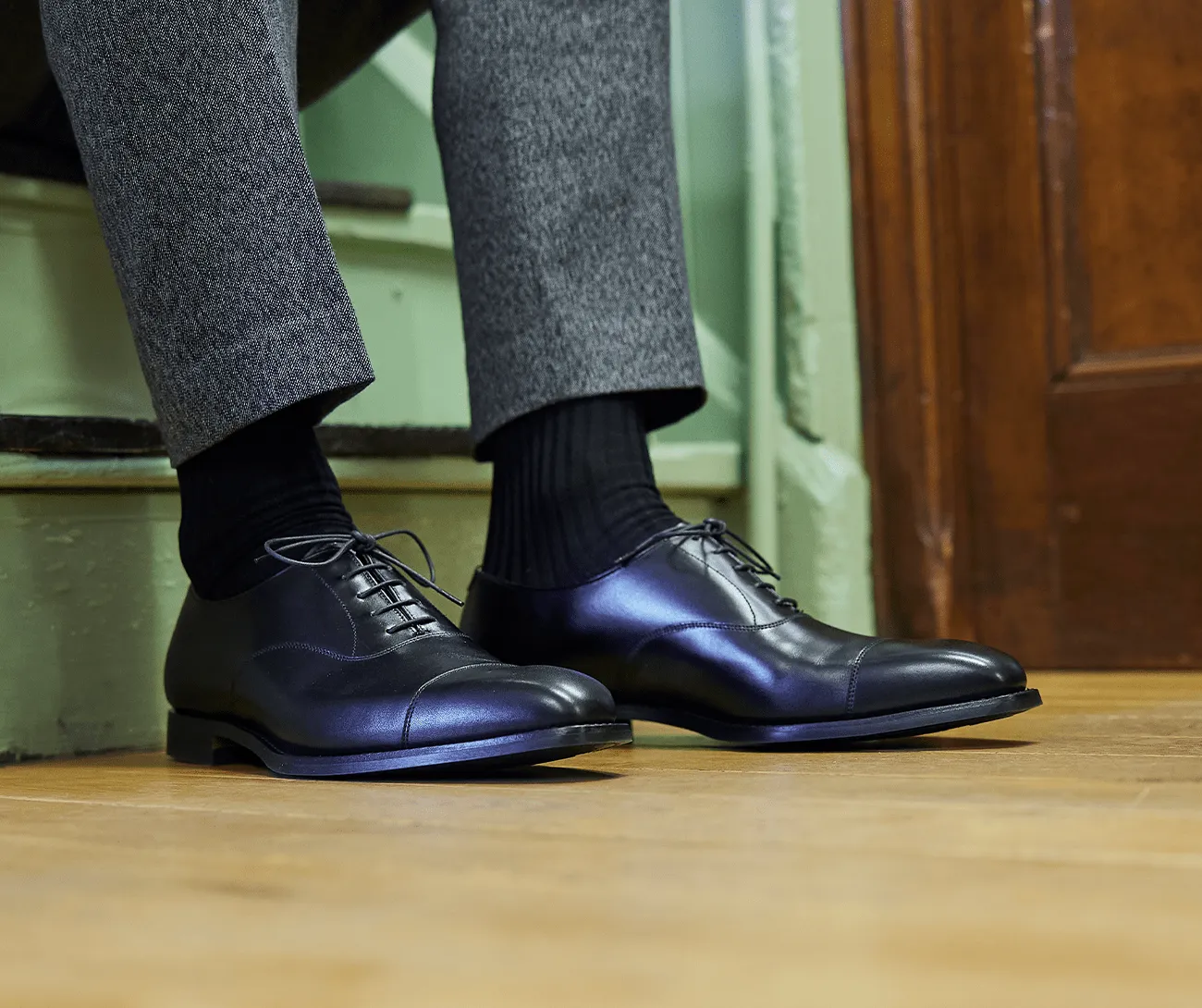 Simply Sartorial Socks - Ebony Black sold by Crockett & Jones product image thumbnail 4
