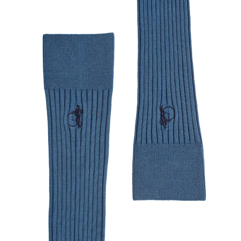 Simply Sartorial Socks - Dusk Blue sold by Crockett & Jones