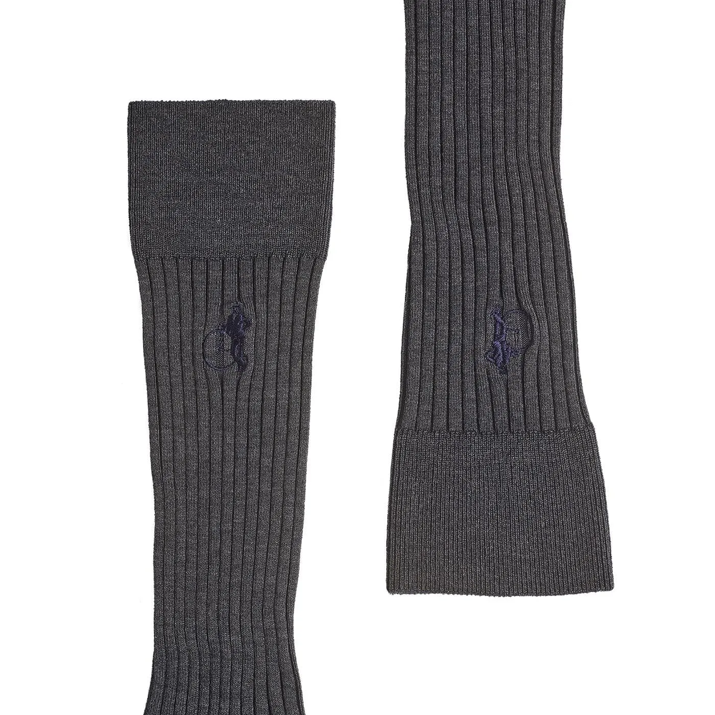 Simply Sartorial Socks - Dark Grey sold by Crockett & Jones