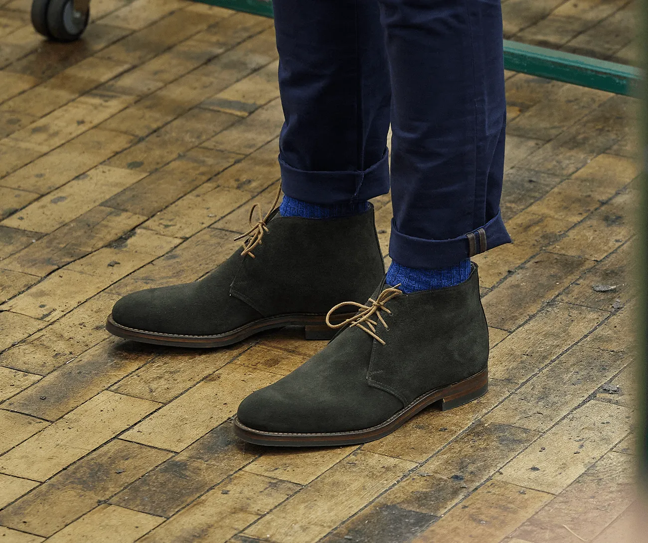 Boot Socks - Storm Blue sold by Crockett & Jones product image thumbnail 4