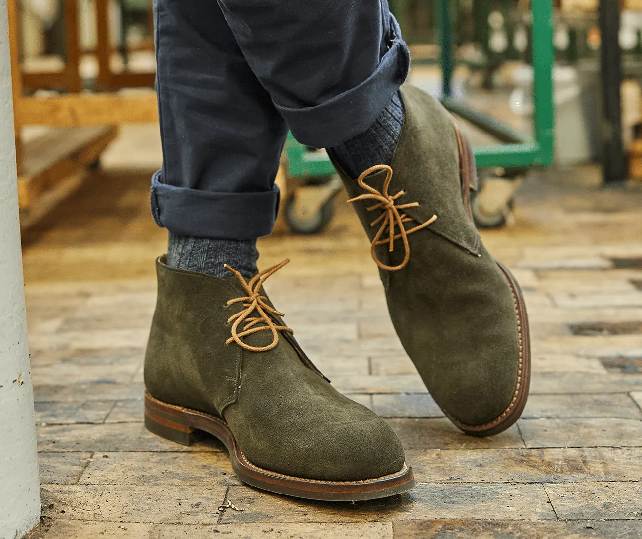 Boot Socks - Slate Grey sold by Crockett & Jones product image thumbnail 4