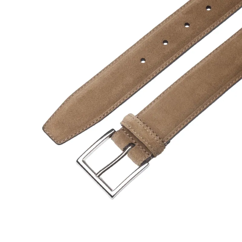Belt Khaki Suede sold by Crockett & Jones