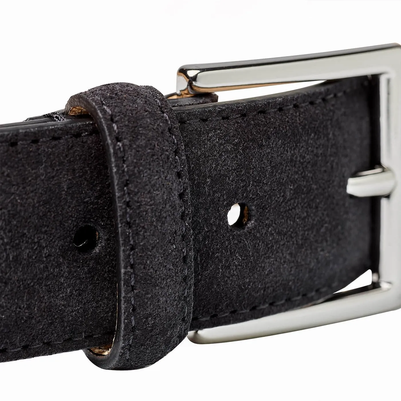 Belt Black Suede sold by Crockett & Jones product image thumbnail 2