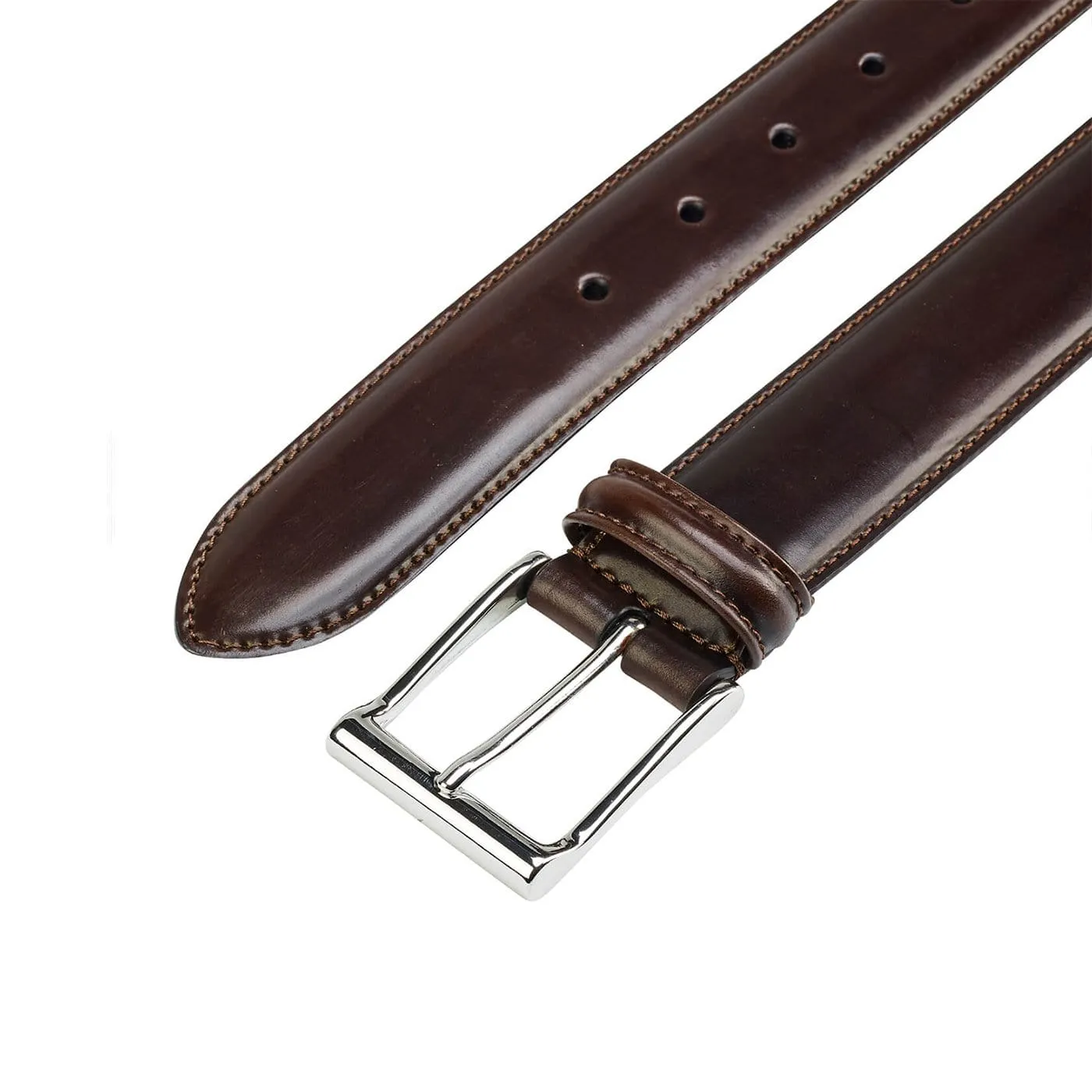 Belt Dark Brown Cordovan sold by Crockett & Jones