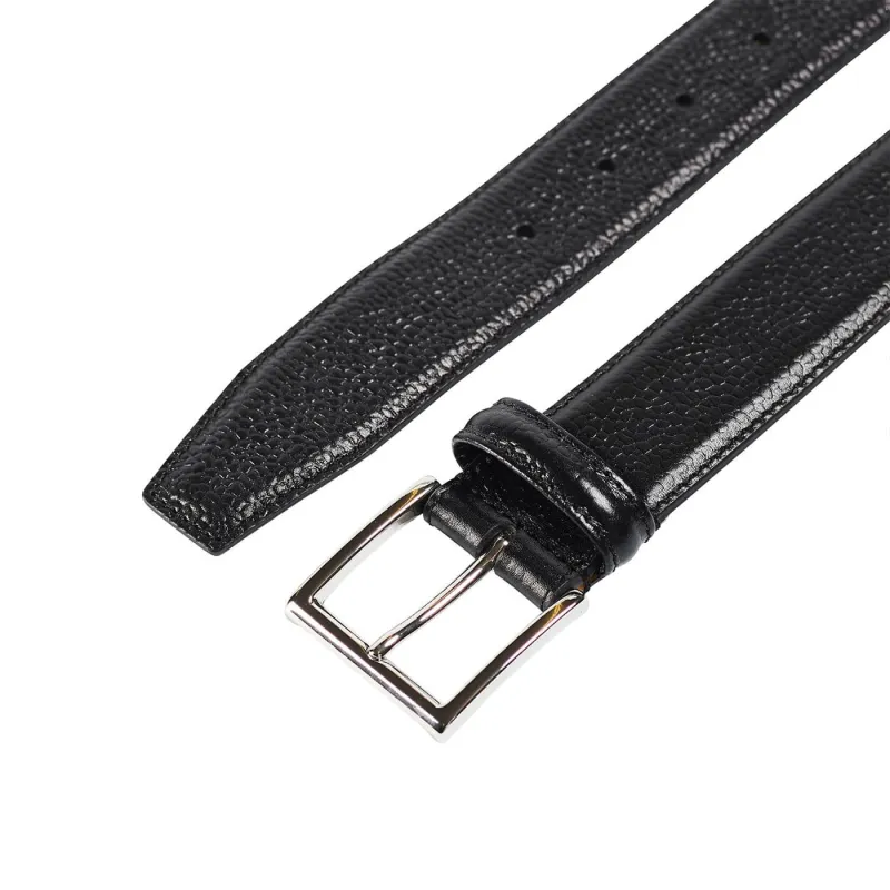 Belt Black Scotch Grain sold by Crockett & Jones