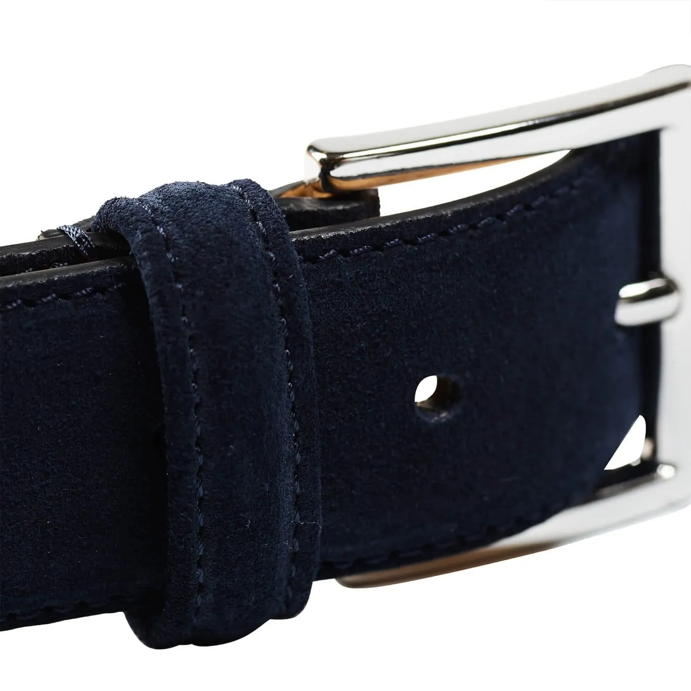 Belt Navy Suede sold by Crockett & Jones product image thumbnail 2