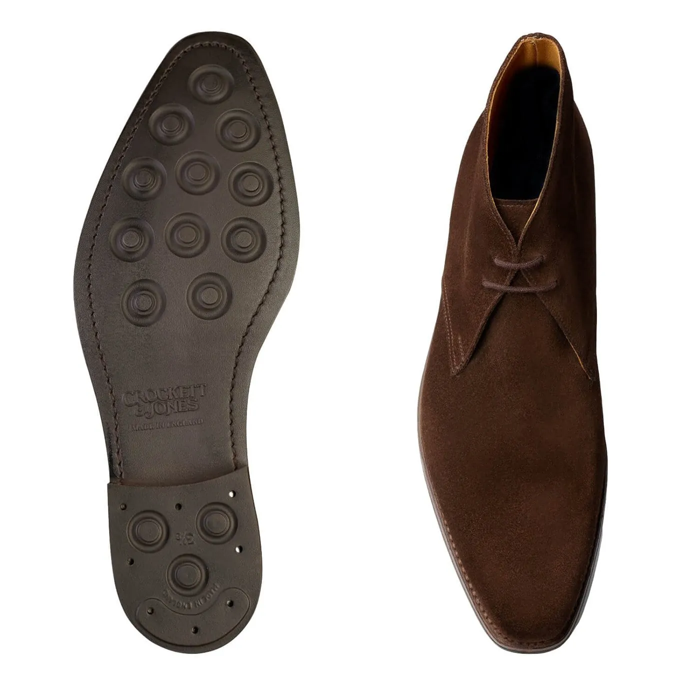 Tetbury Dark Brown Suede sold by Crockett & Jones product image thumbnail 2