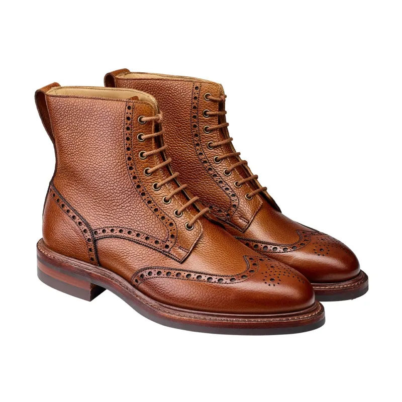 Grace 2 Tan Scotch Grain sold by Crockett & Jones