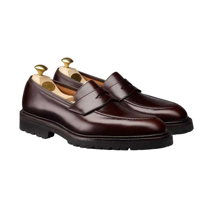 Henley 3 Dark Brown Cavalry Calf sold by Crockett & Jones
