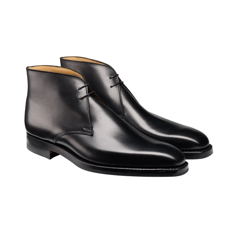Tetbury Black Wax Calf sold by Crockett & Jones