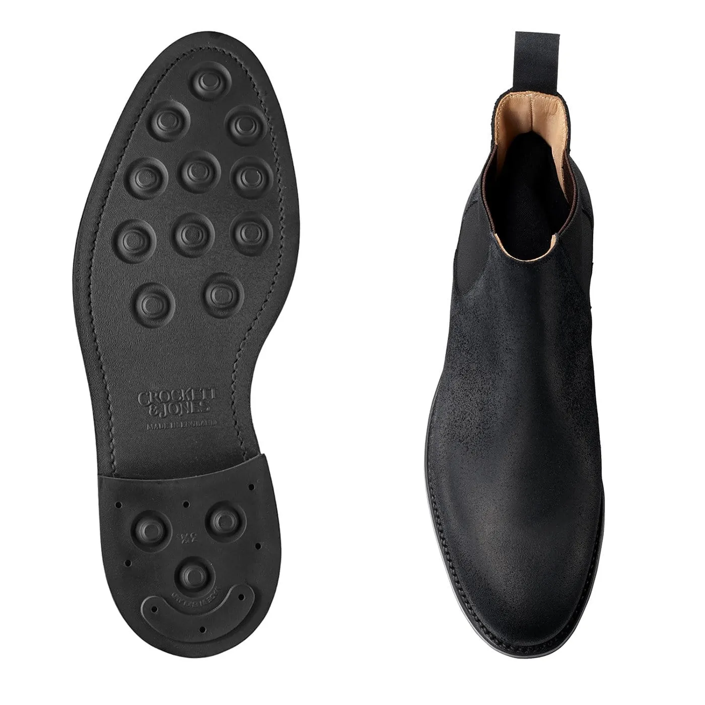 Chelsea 5 Black Rough-Out Suede sold by Crockett & Jones product image thumbnail 2