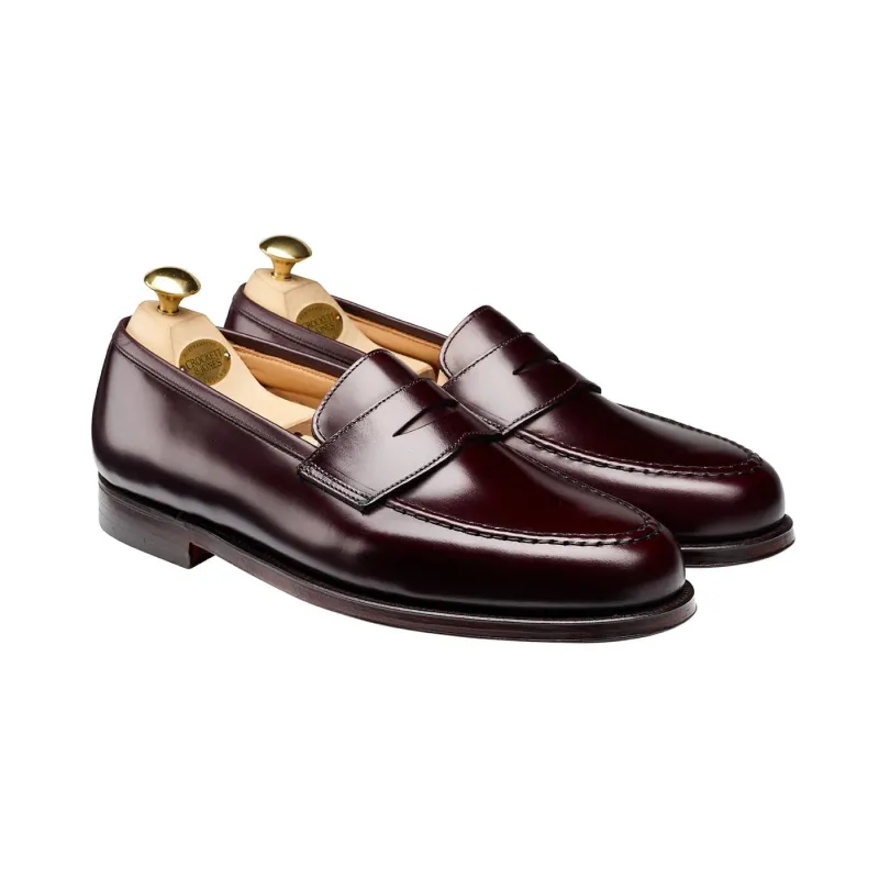 Boston Burgundy Cavalry Calf sold by Crockett & Jones