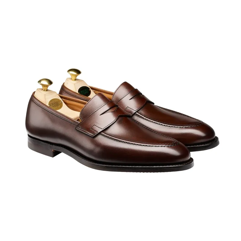 Sydney Dark Brown Burnished Calf (City Sole) sold by Crockett & Jones