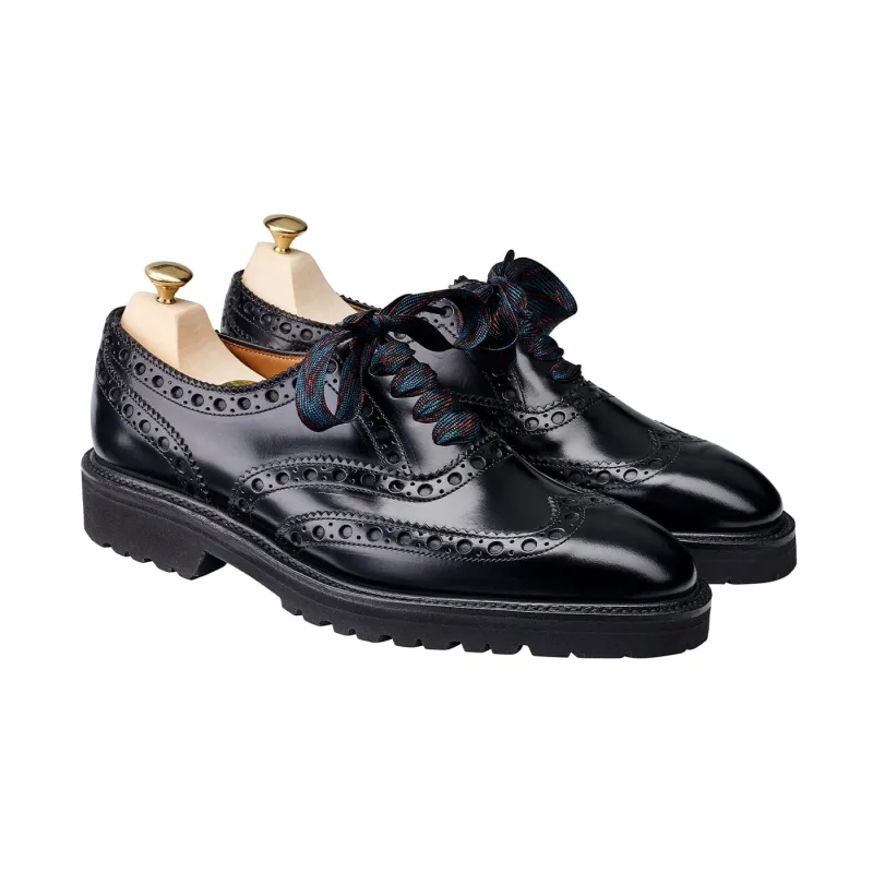 Amy Black Cavalry Calf made by Crockett & Jones