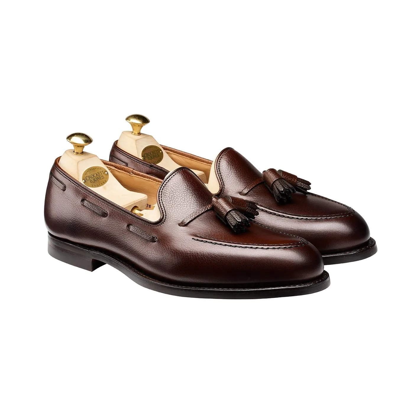 Cavendish Dark Brown Pebble Grain sold by Crockett & Jones