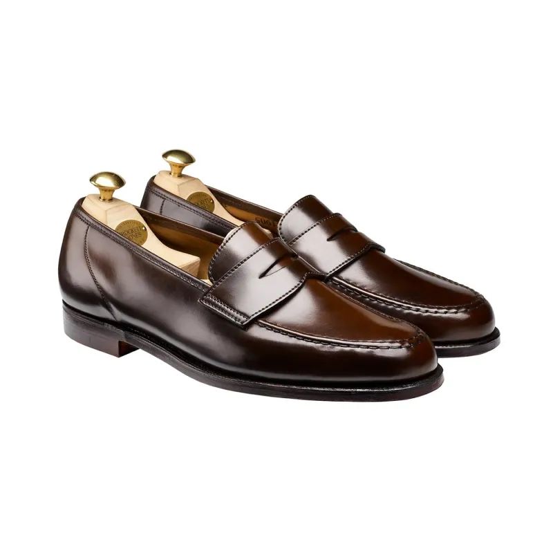 Harvard Dark Brown Cordovan sold by Crockett & Jones