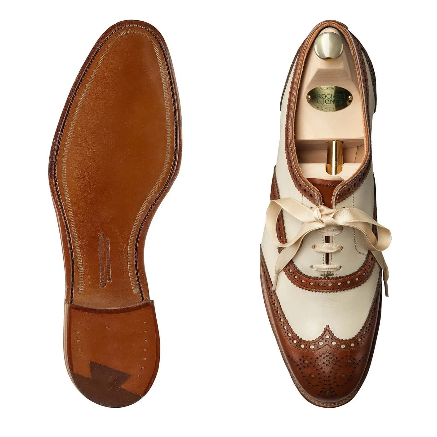Alice Tan & Ivory Burnished Calf sold by Crockett & Jones product image thumbnail 2