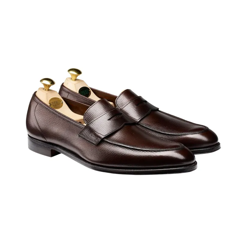 Cadogan Dark Brown Willow Grain sold by Crockett & Jones