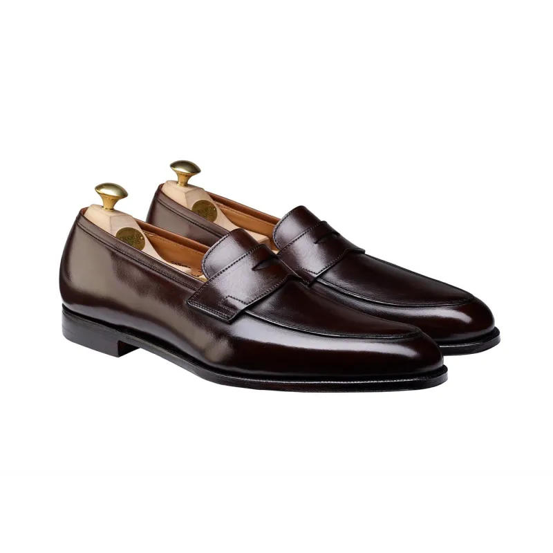 Crawford Dark Brown Antique Calf made by Crockett & Jones
