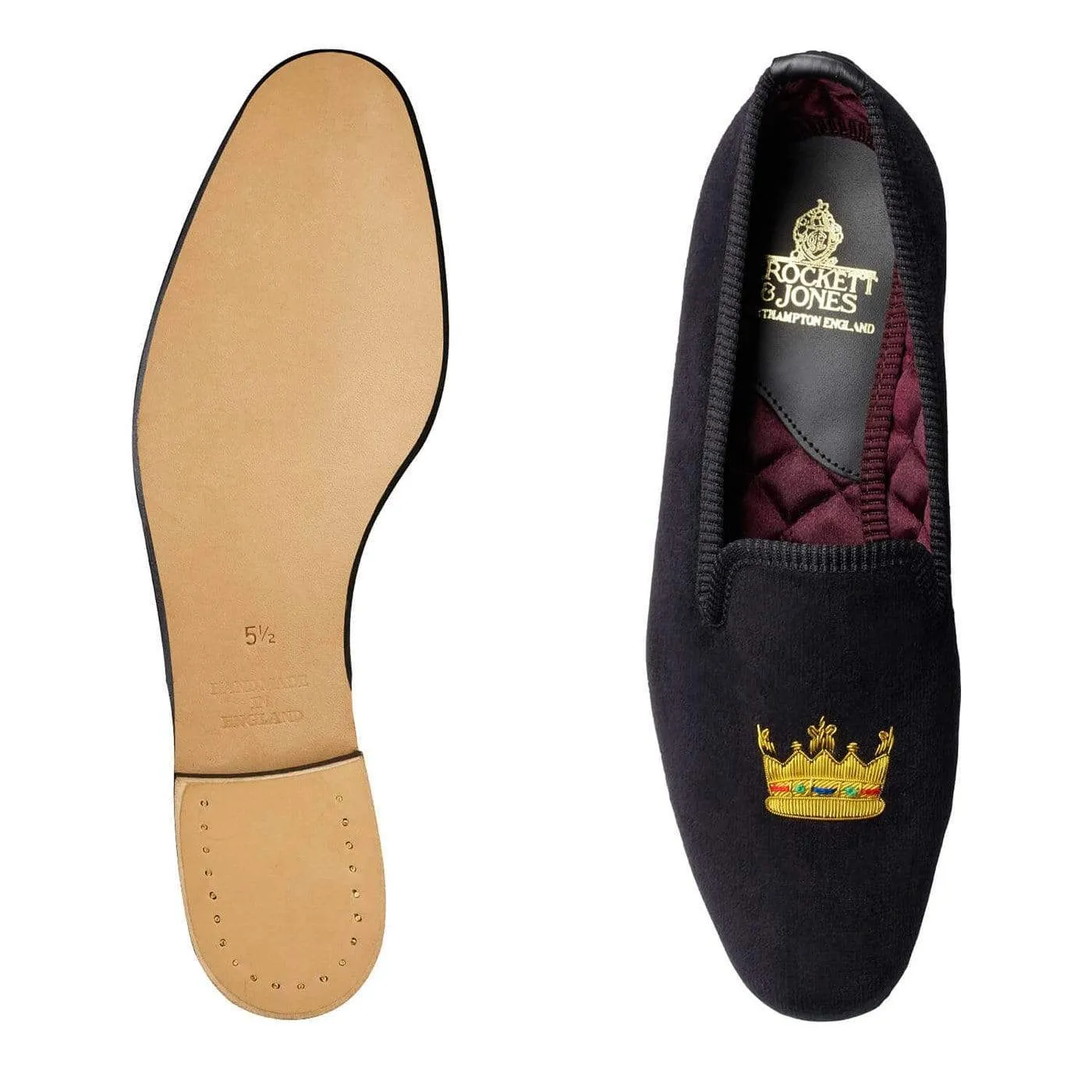 Coronet Black Velvet sold by Crockett & Jones product image thumbnail 2