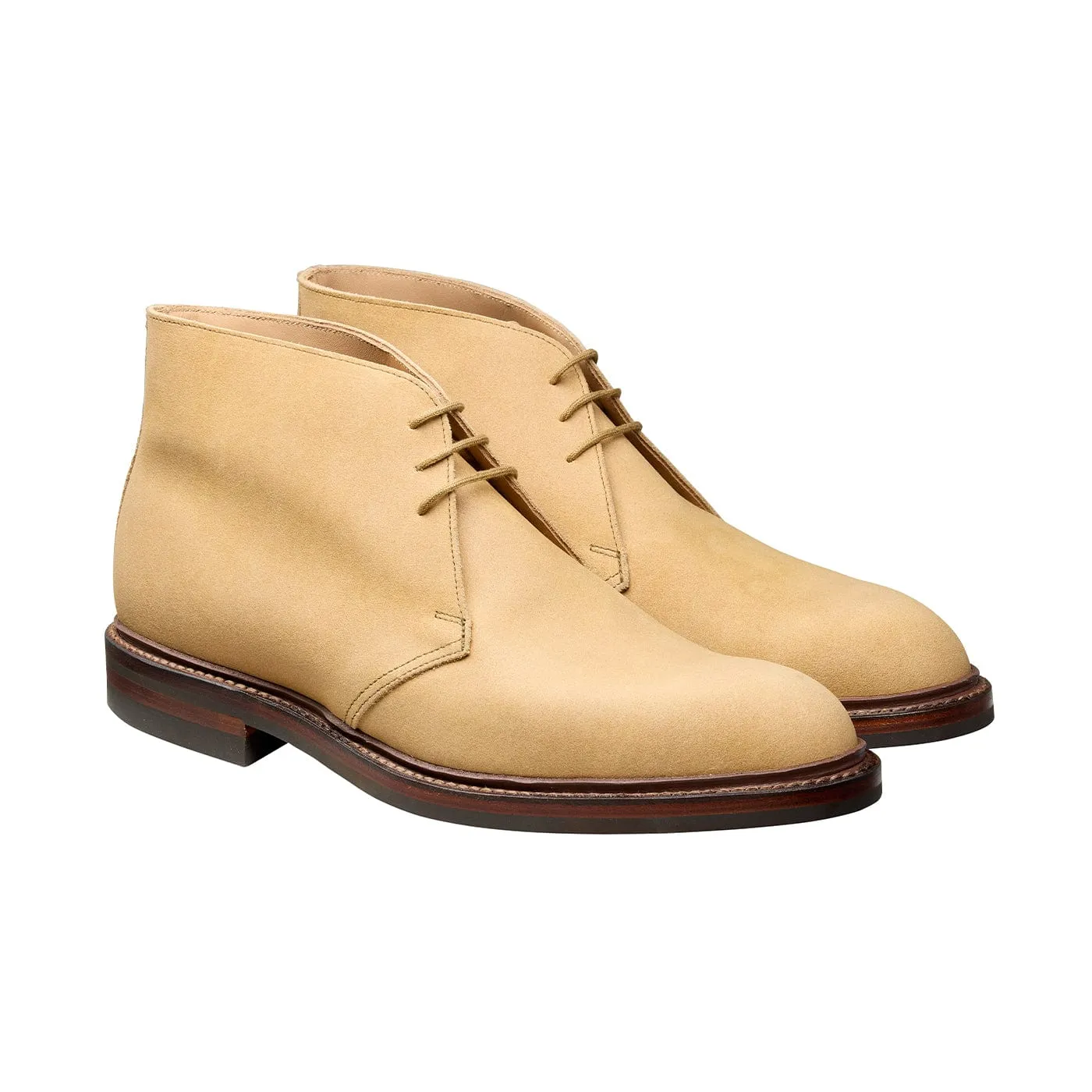 Chepstow Sand Rough-Out Suede sold by Crockett & Jones