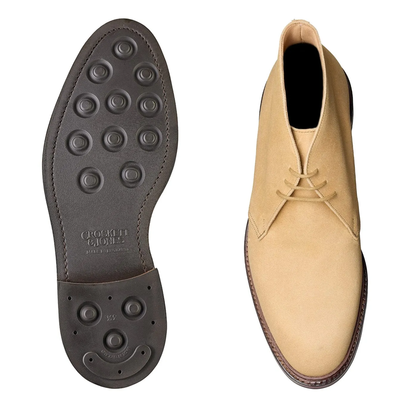 Chepstow Sand Rough-Out Suede sold by Crockett & Jones product image thumbnail 2