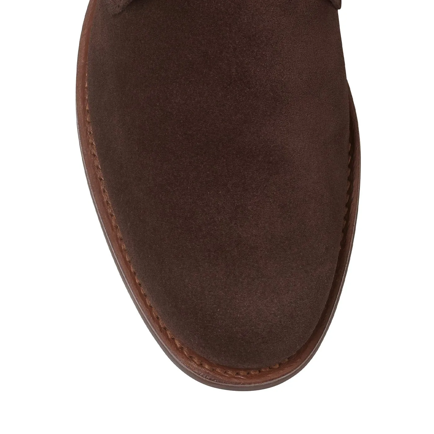 Chukka 4 Dark Brown Reverse Butt Suede sold by Crockett & Jones product image thumbnail 4