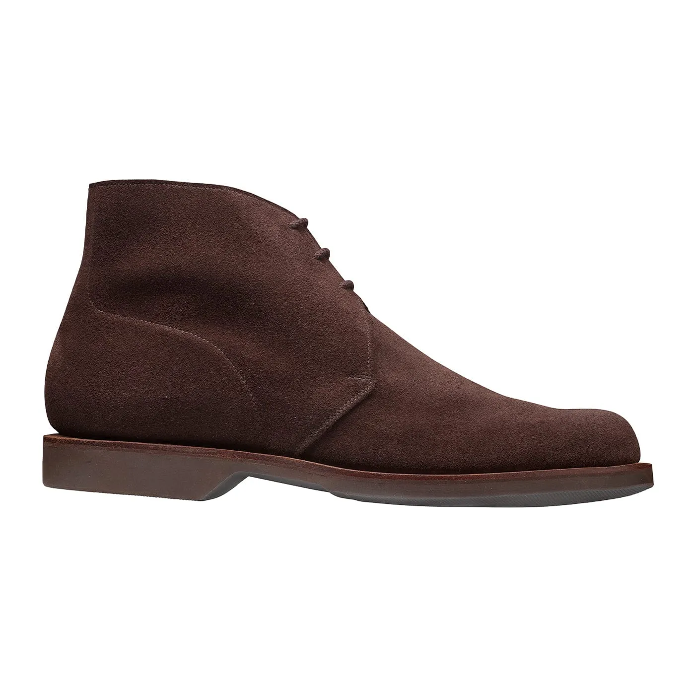 Chukka 4 Dark Brown Reverse Butt Suede sold by Crockett & Jones product image thumbnail 3