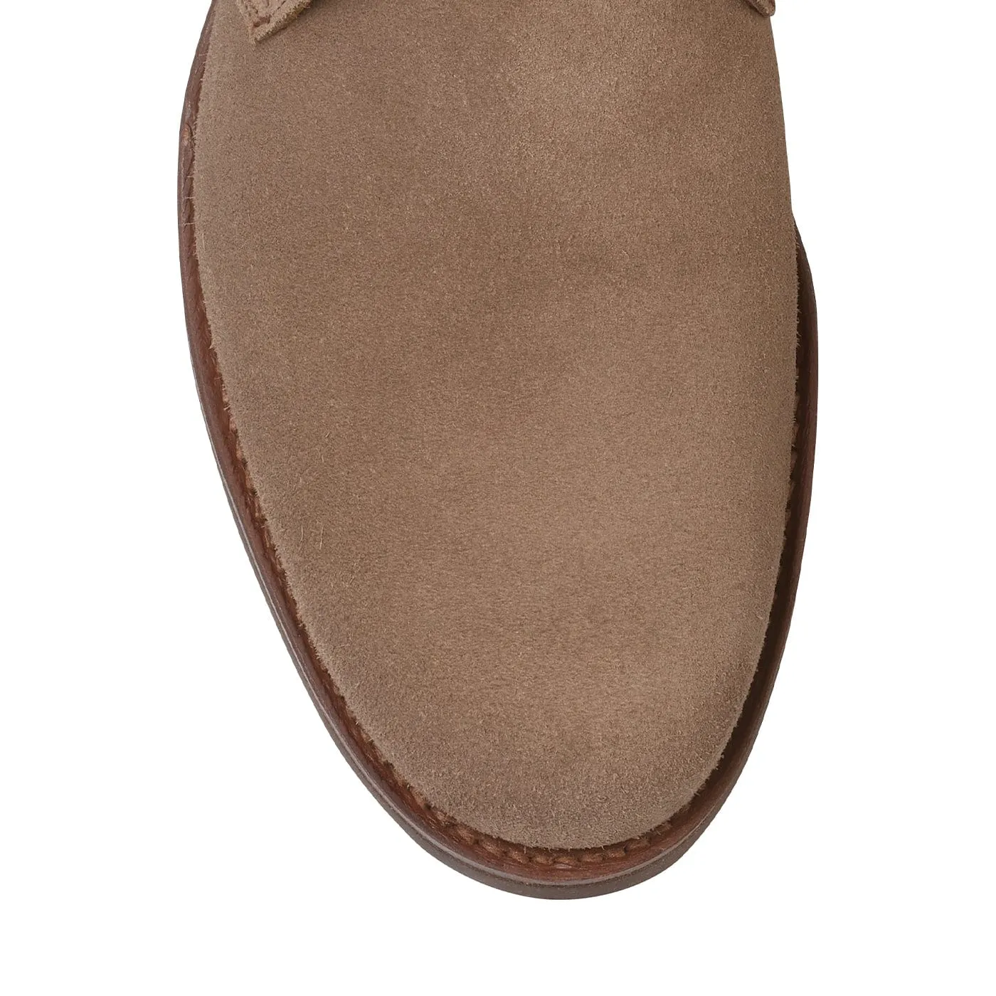 Chukka 4 Taupe Reverse Butt Suede sold by Crockett & Jones product image thumbnail 4