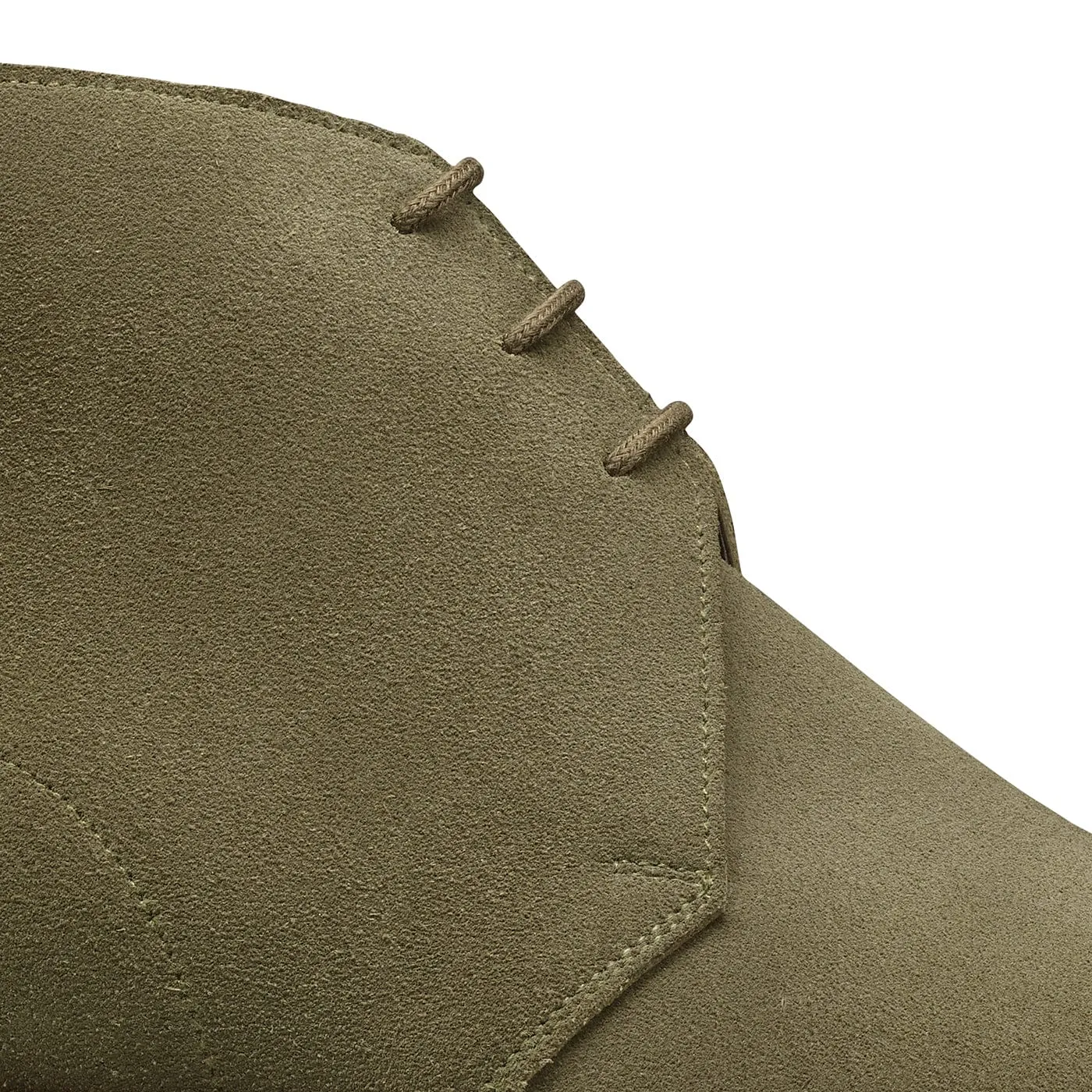 Chukka 4 Olive Reverse Butt Suede sold by Crockett & Jones product image thumbnail 5