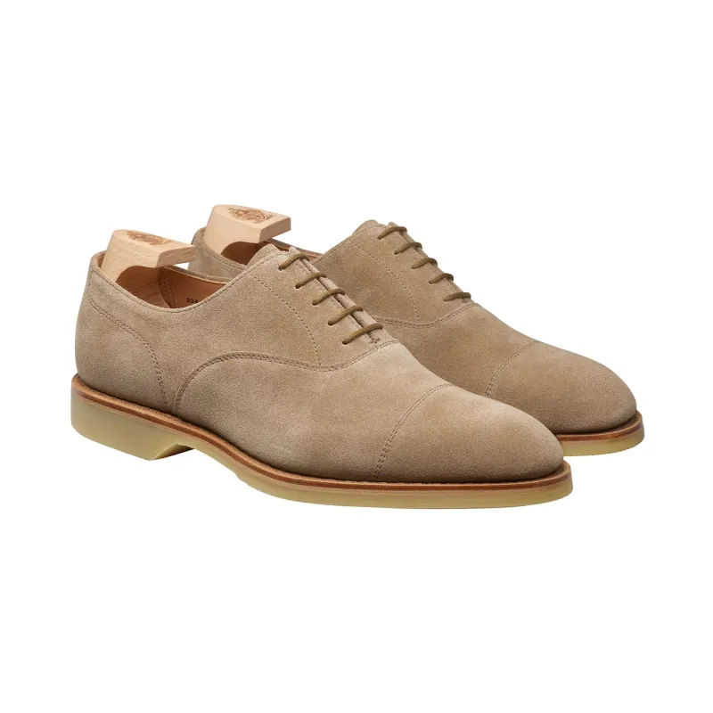 Tresco Khaki Suede sold by Crockett & Jones