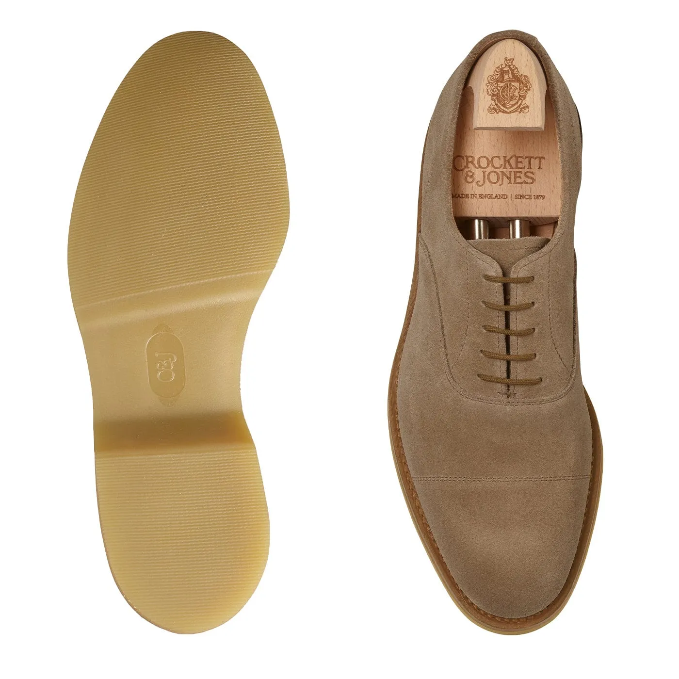 Tresco Khaki Suede sold by Crockett & Jones product image thumbnail 2