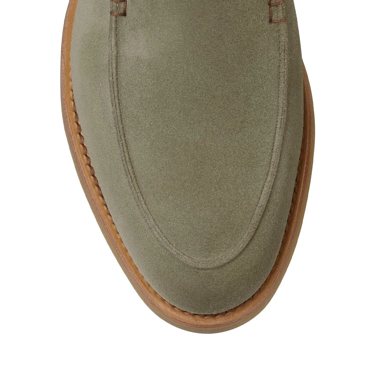 Salcombe 2 Pistachio Suede sold by Crockett & Jones product image thumbnail 4