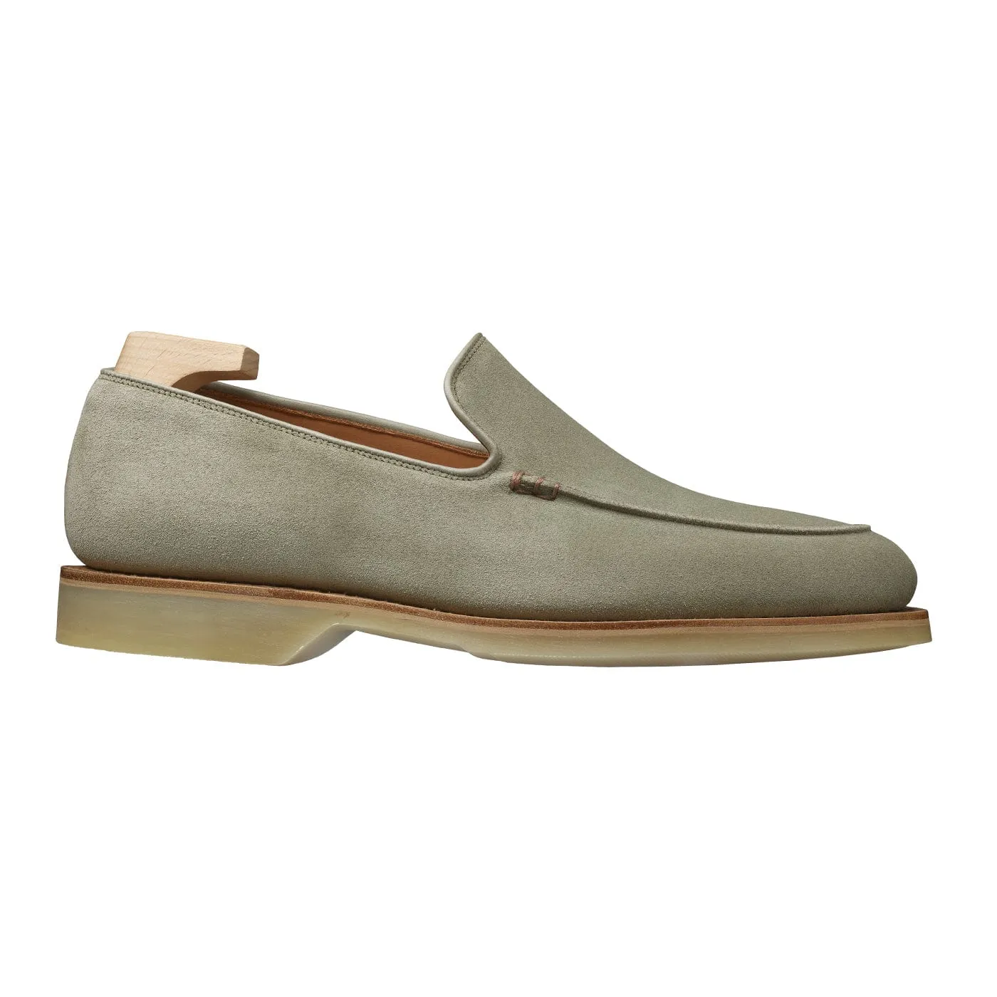 Salcombe 2 Pistachio Suede sold by Crockett & Jones product image thumbnail 3