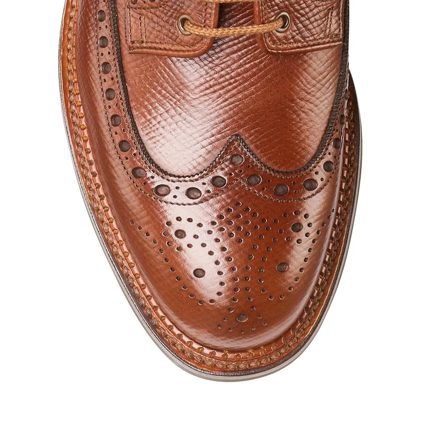 Cardigan 5 Walnut Hatch Grain sold by Crockett & Jones product image thumbnail 4