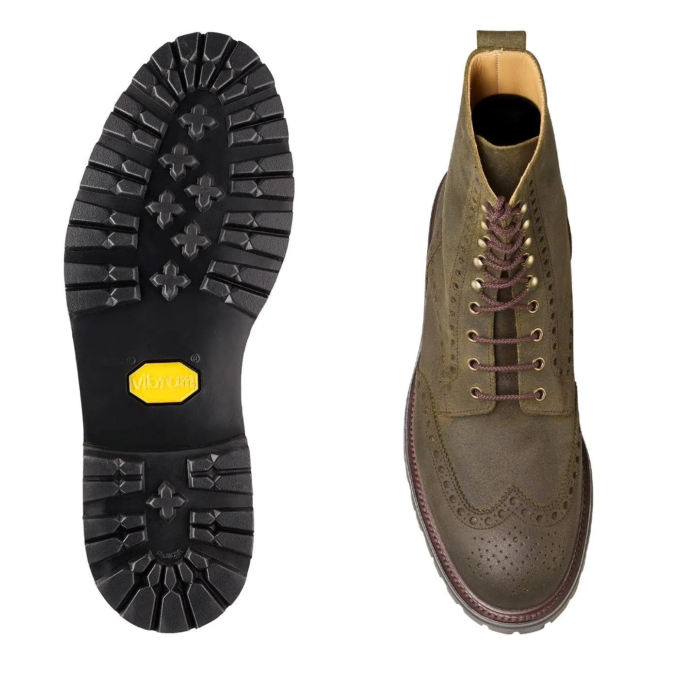 Islay Green Rough-Out Suede sold by Crockett & Jones product image thumbnail 2