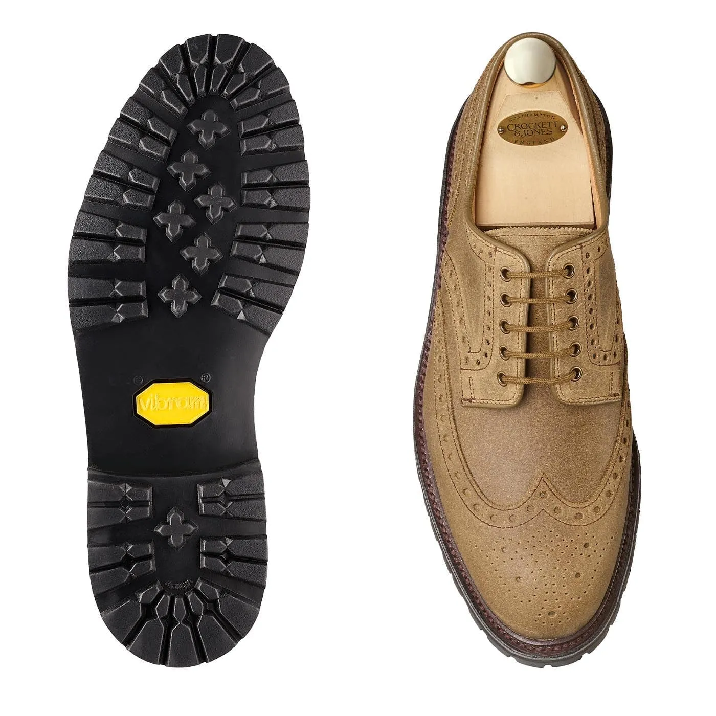 Cardigan 5 Natural Rough-Out Suede sold by Crockett & Jones product image thumbnail 2