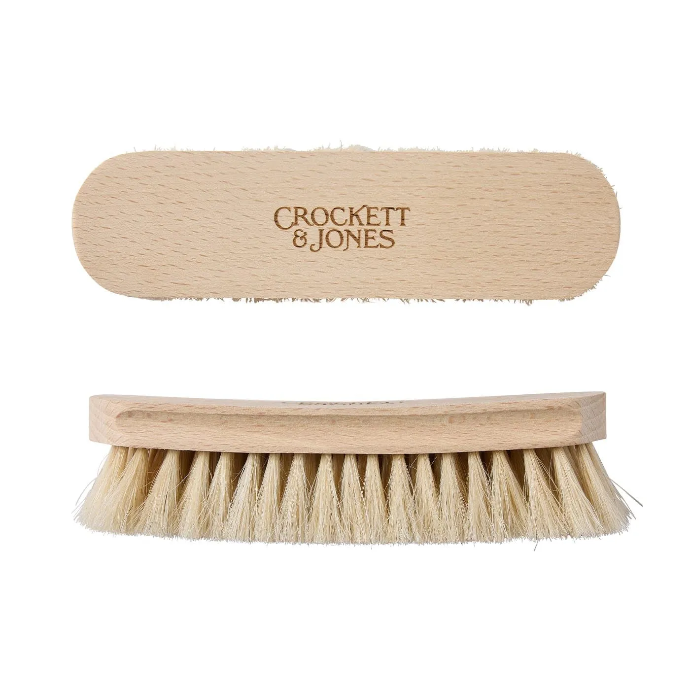 Shoe Brush Sanded Beech Medium (Natural) sold by Crockett & Jones