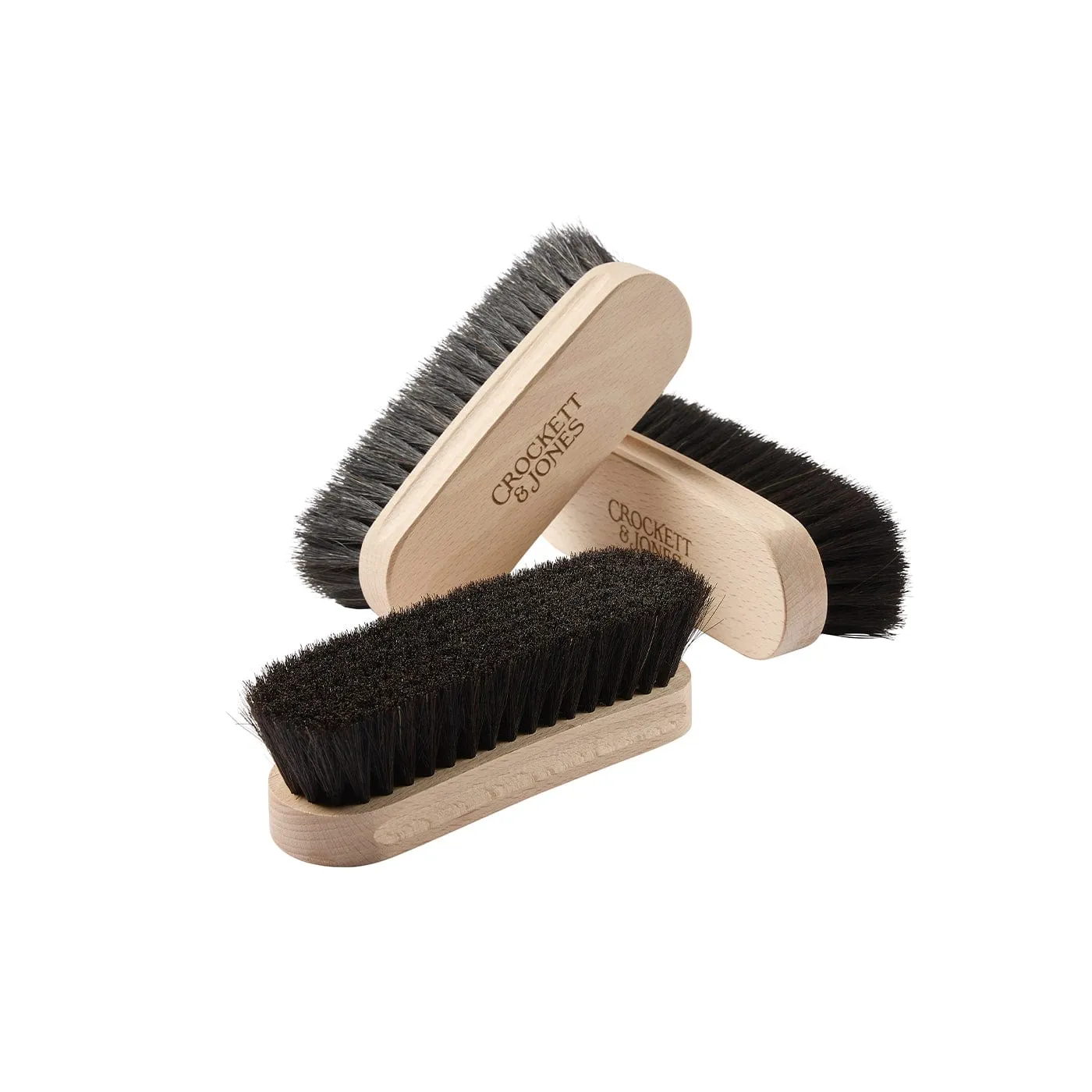 Shoe Brush Sanded Beech Small (Black) sold by Crockett & Jones product image thumbnail 2
