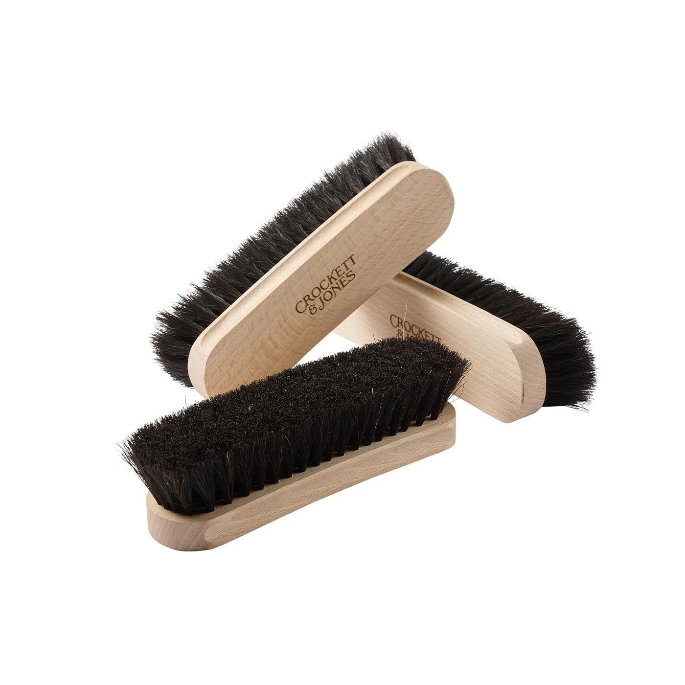 Shoe Brush Sanded Beech Medium (Black) sold by Crockett & Jones product image thumbnail 2
